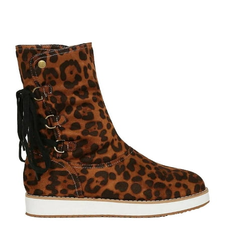 

KBKYBUYZ Winter Boots For Women Shoes Flat Comfortable Outdoor Non-Slip Outdoor Mid-Calf Boots