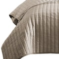 thumbnail image 4 of Quilt Set 3 Piece, Queen, Tan, Riverbrook Home Moonstone, Polyfill, Adult, 4 of 5