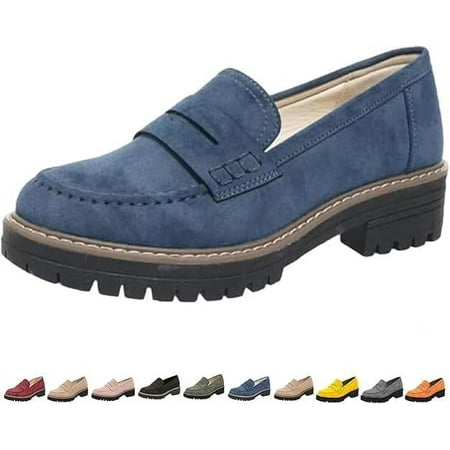 Orthoture-Orthopedic Platform Loafers Wide Toe Lightweight Casual Comfort Shoes Slip-On Suitable for All Foot Shapes