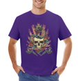 thumbnail image 4 of OUSIMEN T-Shirts Graphiques Skull pour Hommes et Femmes - 6TG, 4 of 4