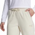 thumbnail image 3 of PUMA Women's Cozy Fleece Jogger Sweatpants, Tan/Cream, XL, 3 of 4