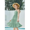 thumbnail image 5 of Vestido Arshiner para niña pequeña, verano, sin mangas, con bolsillos, 3-4T, 5 of 5