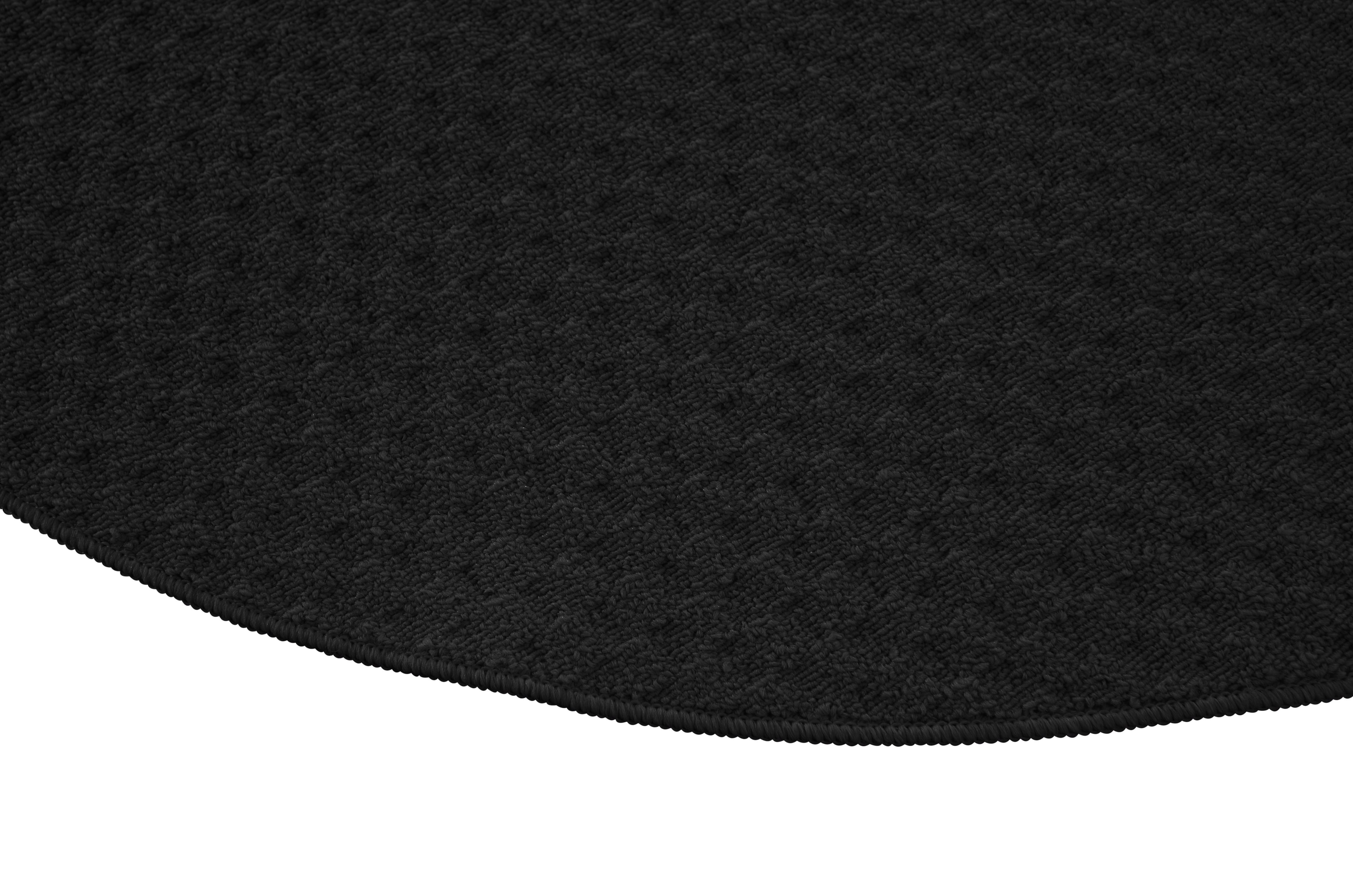 Garland Rug Town Square Black Round Indoor Area Rug, 5' x 5'