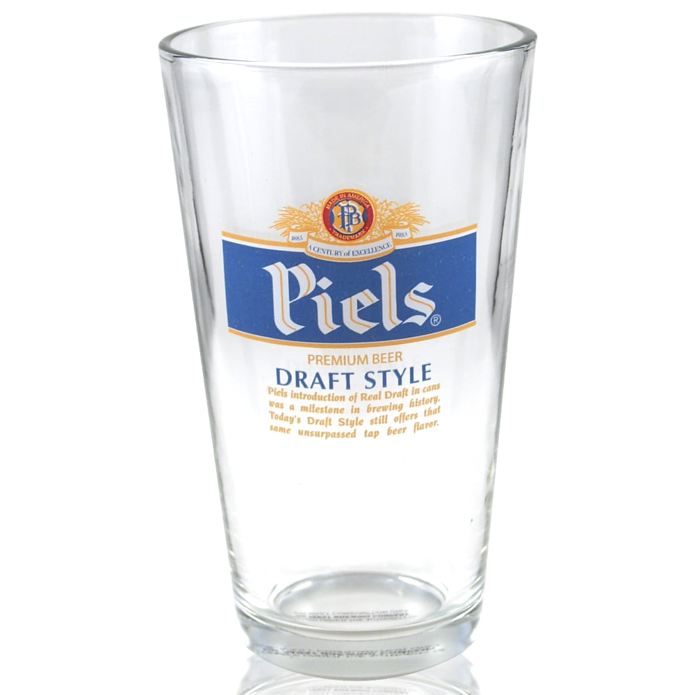 Draft by Home Essentials Beer Mug 22 Ounce Set of 4 Clear 
