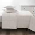 thumbnail image 3 of Cozy Clouds All Season Cotton Twill Down White Twin Comforter, 3 of 3