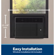 GE® 5,000 BTU, 115V Mechanical Window Air Conditioner, Covers up to 150 sq ft., Black