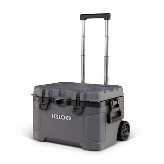 Igloo Trailmate 52 Qt Wheeled Cooler, Carbonite