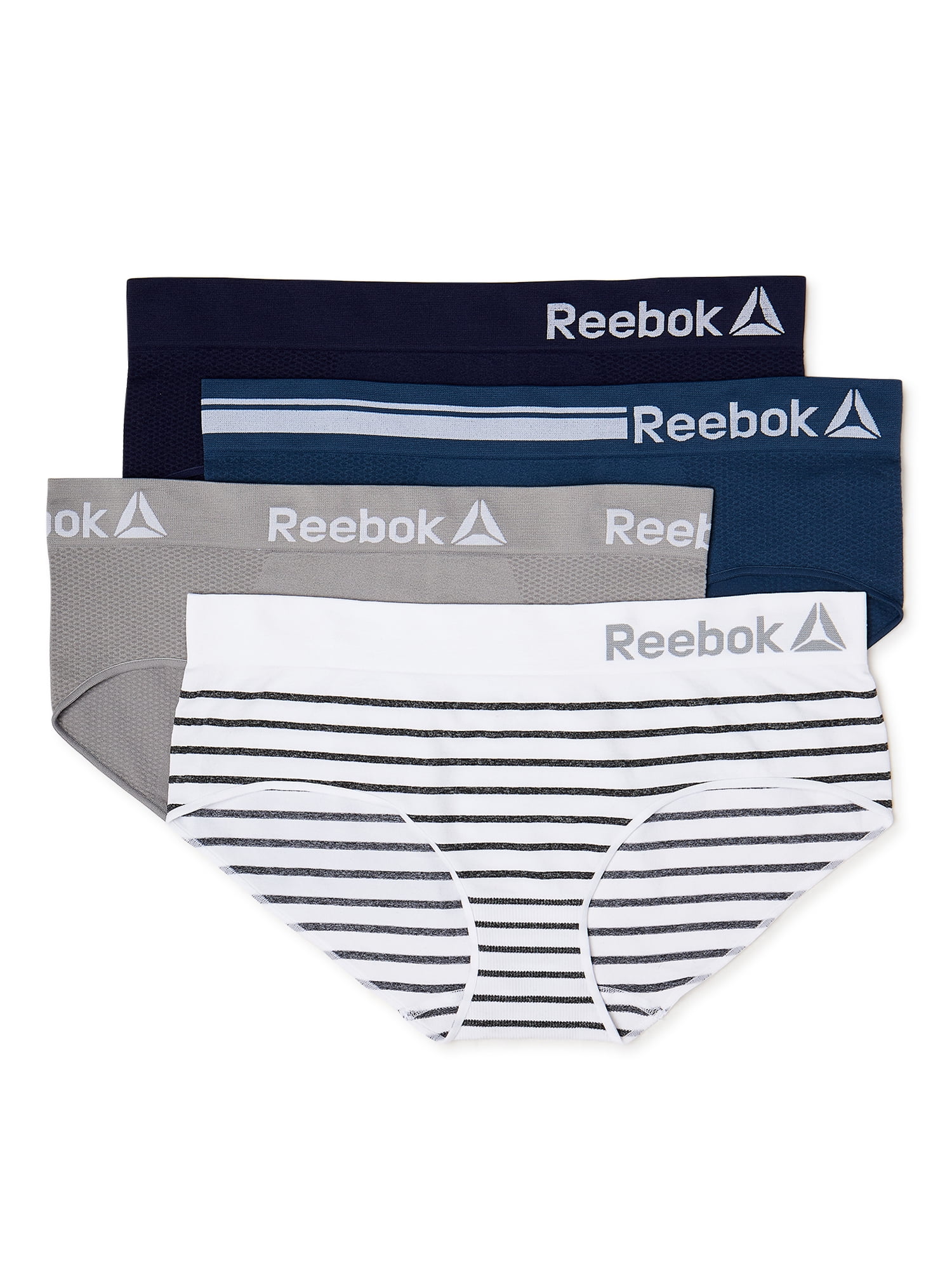 Reebok Reebok Women's Underwear Seamless Hipster Panties, 4Pack