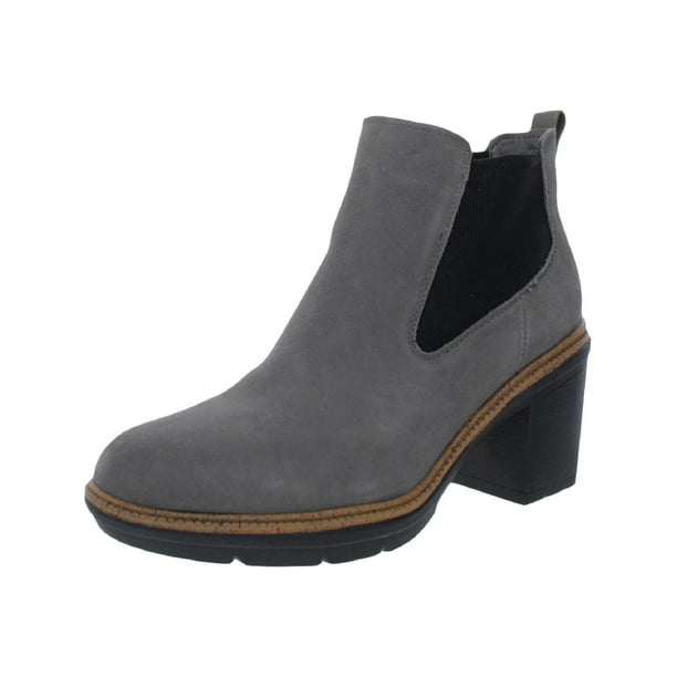 Dr. Scholl's Womens First Class Leather Ankle Chelsea Boots - Walmart.com
