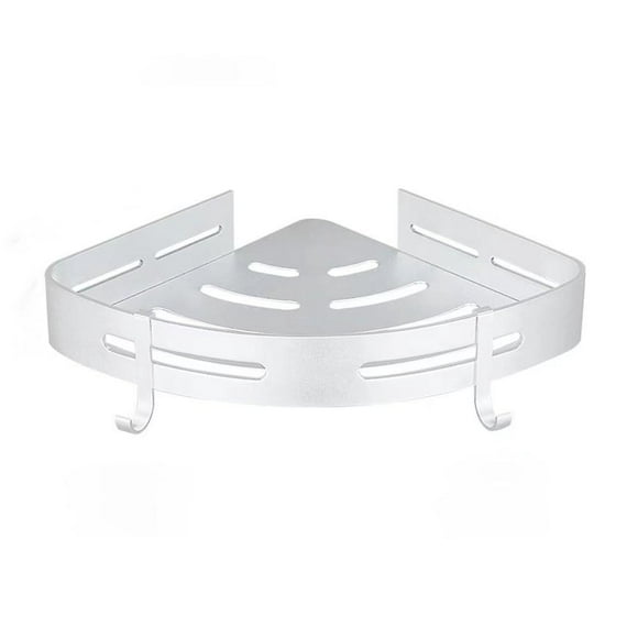 Lishi Corner Shelf - 45" Height, Thickened Triangle Design, Two-layer, Light Sand