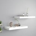 thumbnail image 1 of vidaXL Floating Wall Shelves 2 pcs White 50x23x3.8 cm MDF, 1 of 5