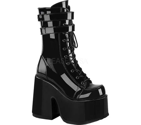 mid calf platform boots