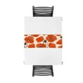 thumbnail image 4 of Flower Orange Poppy Modern Table Runner For Wedding Party Chirstmas Cake Floral Tablecloth Home Decoration, 4 of 5