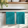 thumbnail image 7 of Teal Boho Kitchen Towels Set of 1, Farmhouse Abstract Geometric Aesthetic Art Absorbent Dish Towels for Kitchen, Microfiber Hand Towel, Quick Drying Tea Towel for Cleaning Decorative Dishcloths, 7 of 7