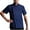 Blue, variant on AnuYalue Big and Tall Chef Shirt for Men Button Breasted Breathable Workwear Short Sleeve Cook Shirts Stand Collar Kitchen Working Uniform