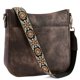 thumbnail image 1 of Bolsos bandolera BOSTANTEN Trendy de cuero vegano Hobo Coffee, 1 of 7