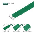 thumbnail image 2 of Uxcell 1/4" Double Fold Bias Tape Polyester Continuous Bulk Bias Tape for Sewing Seaming Green 100 Yards, 2 of 7