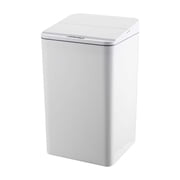 Hvmvliv Automatic Trash Can Touchless Trash Can Smart Garbage Can,Battery-Operated Motion Sensor Trash Bin With Lid For Bathroom Kitchen Office Bedroom White