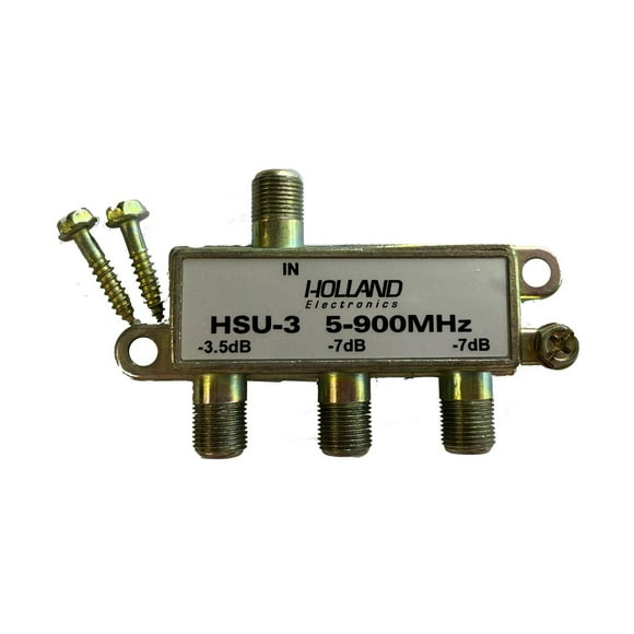 RÉPARTITEUR À 3 VOIES 5-900 MHz ; CATV (paquet de 2/commande)