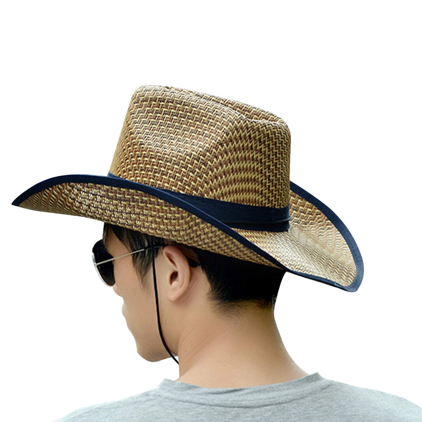Kiapeise Men Women Cowboy Hat, Summer 