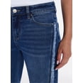 thumbnail image 4 of Madden NYC Women’s Wide Leg Ankle Jeans with Frayed Seam, 26” Inseam, Sizes 00-18, 4 of 5