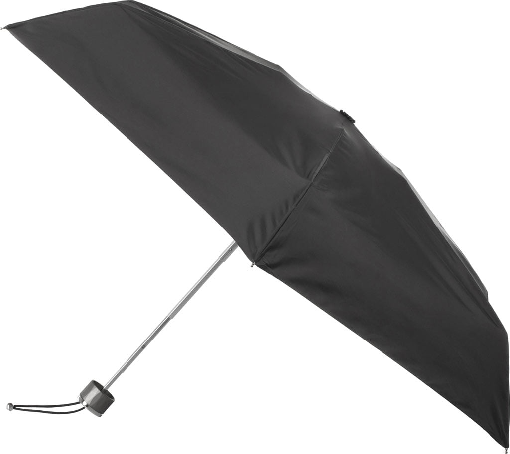 totes Titan Mini Manual NeverWet Umbrella Black OSFA - Walmart.com