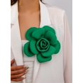 thumbnail image 2 of Chunky Fabric Flower Brooch Pin for Women Girls Fashion Dainty Layered Rose Camellia Flowers Corsage Boutonniere Brooches Lapel Pins Elegant Wedding Holiday Party Dress Accessories Jewelry, 2 of 12