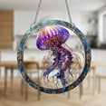 thumbnail image 3 of sruoe Suncatchers Windows Hanging, Indoor Outdoor Sun Catchers Ornaments, Sunlight Catcher, Colorful Acrylic Window Hanging Decoration for Garden Wall Hang Decor, 3 of 6