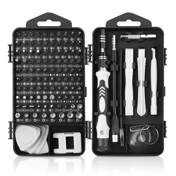 LIFEGOO Precision Screwdriver Set, 117 PCS Small Screwdriver Set Magnetic Electronics Repair Tool Kit for Laptop MacBook, Computer, Laptop, PC, Table