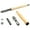 A, variant on ASKMZ 1 Set FLY Outdoor Fishing Spinning Rod Handle Wheel Reel Seat DIY Cork Grip Kit Wooden Grip