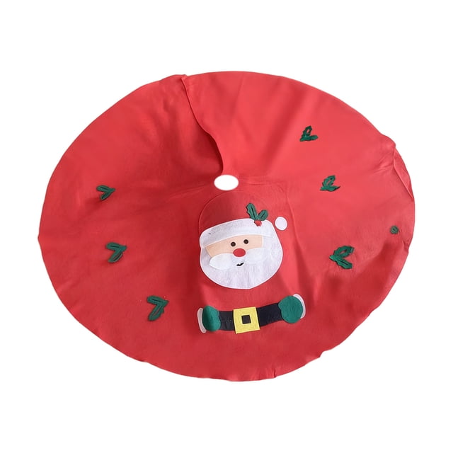 Tree Base Print Dwarf Christmas Skirt 35In Decor Holiday Mat Christmas Tree Skirt Christmas Tree Decorations