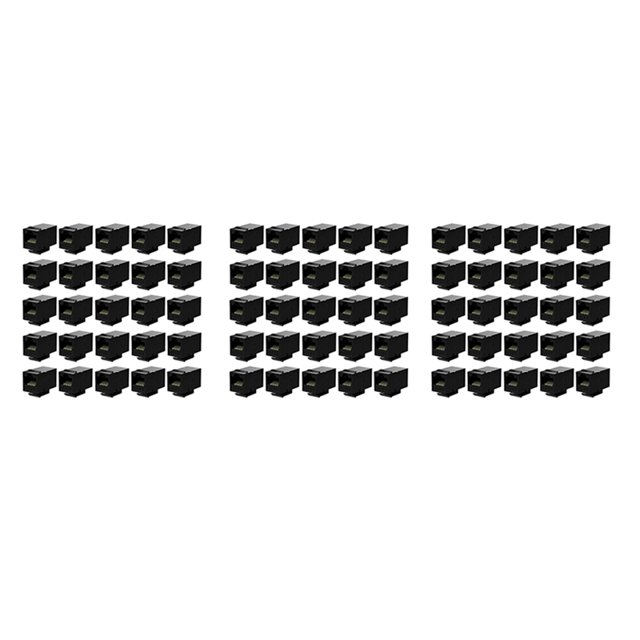 75 Pcs Rj45 Coupler Cat6 Jacks Inline Coupler Female to Female Insert Coupler