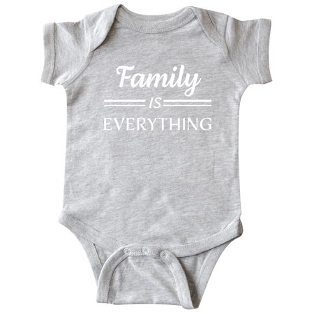 

Inktastic Family Is Everything in White Text Gift Baby Boy or Baby Girl Bodysuit