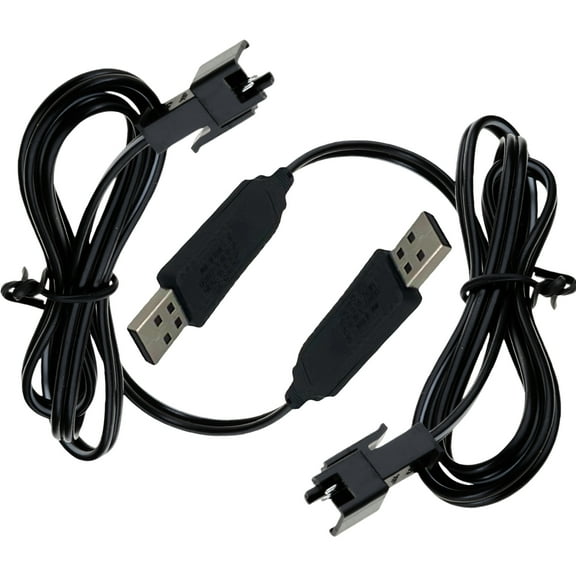 lixuesong USB Charging Cord for 3.7V Lithiums Batteries Featuring SM2.0 2P Connectors and Protections