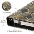thumbnail image 3 of FORMRS 3 Ring Photo Album 4"x6" Self Adhesive Large Capacity PU Leather Cover, Golden Elegance, 3 of 8