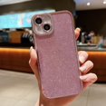 thumbnail image 6 of for iPhone 15 Plus Case Glitter Bling Aesthetic Women Girl Twinkle Clear Phone case,Cute Sparkle Plating Luxury Camera Protection Case Design for iPhone 15 Plus-Pink, 6 of 12