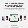 thumbnail image 2 of SAMSUNG Wireless Car Charger Fast Charge (2022), Universally Compatible with Qi Enabled Phones in Vehicle - Retail Packaging - Black, 2 of 5