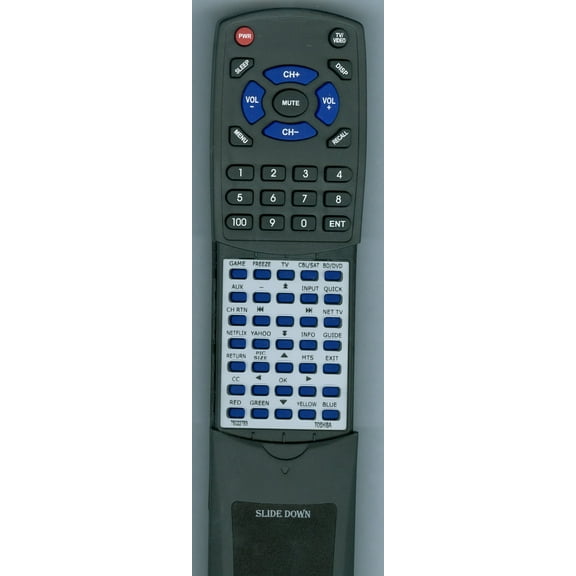 Replacement Remote for TOSHIBA 75022763, 75023576, RT75022763, CT90366, 42SL417U, 55SL417U, 46SL417U