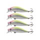 thumbnail image 3 of 4 señuelos de pesca, cebos crankbait, señuelos de natación realistas con anzuelo triple. Amarillo, 3 of 9