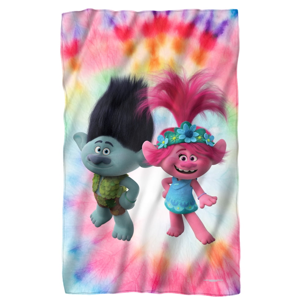 Trolls Holding Hands Fleece Blanket 36' x 58'