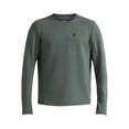 thumbnail image 3 of Athletic Works Men's and Big Men’s Textured Sweatshirt with Zipper Pocket, Sizes S-3XL, 3 of 5
