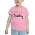 thumbnail image 2 of I Love My Daddy Cute Toddler T Shirts for Boys Girls (Pink, 3T), 2 of 5