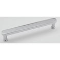 thumbnail image 2 of Alno A717-6-PB/NL Moderne 6" Center To Center Modern Flat Bar Solid Brass Cabinet Handle /, 2 of 5
