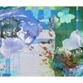 thumbnail image 4 of oneOone Cotton Flex Blue Fabric Check & Flower Watercolor Diy Clothing Quilting Fabric Print Fabric By Yard 40 Inch Wide, 4 of 4