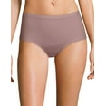 thumbnail image 1 of Hanes Womens Fresh and Dry Leak Protection Liner Brief 3-Pack, 10, Assorted, 1 of 5
