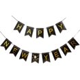 thumbnail image 1 of Banner de Año Nuevo MiniRed 2024 Happy New Year, papel negro, 1 of 5