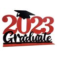 thumbnail image 1 of Puntoco Decoraciones Para Fiesta De Graduación 2023, Carteles Decorativos De Madera Para Mesa De Graduación, Regalos Para Fiesta De Graduación De Escuela Secundaria (Rojo, Decoración Del Hogar), 1 of 2