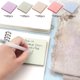 thumbnail image 1 of Notas adhesivas en pack de 100 • Blocs de notas autoadhesivas de 3x3 pulgadas • 5 colores (rosa, amarillo, azul, verde, morado) • Desmontables y reposicionables para libros, agendas, archivos, 1 of 6