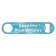 thumbnail image 1 of Save the Blue Whales Stainless Steel Flat Speed Bar Bottle Opener, 1 of 1