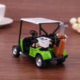 thumbnail image 4 of 1/36 Golf Car Model Toy Mini Pullback Action Safe para regalo infantil (verde) Ehuebsd libre de BPA, 4 of 8
